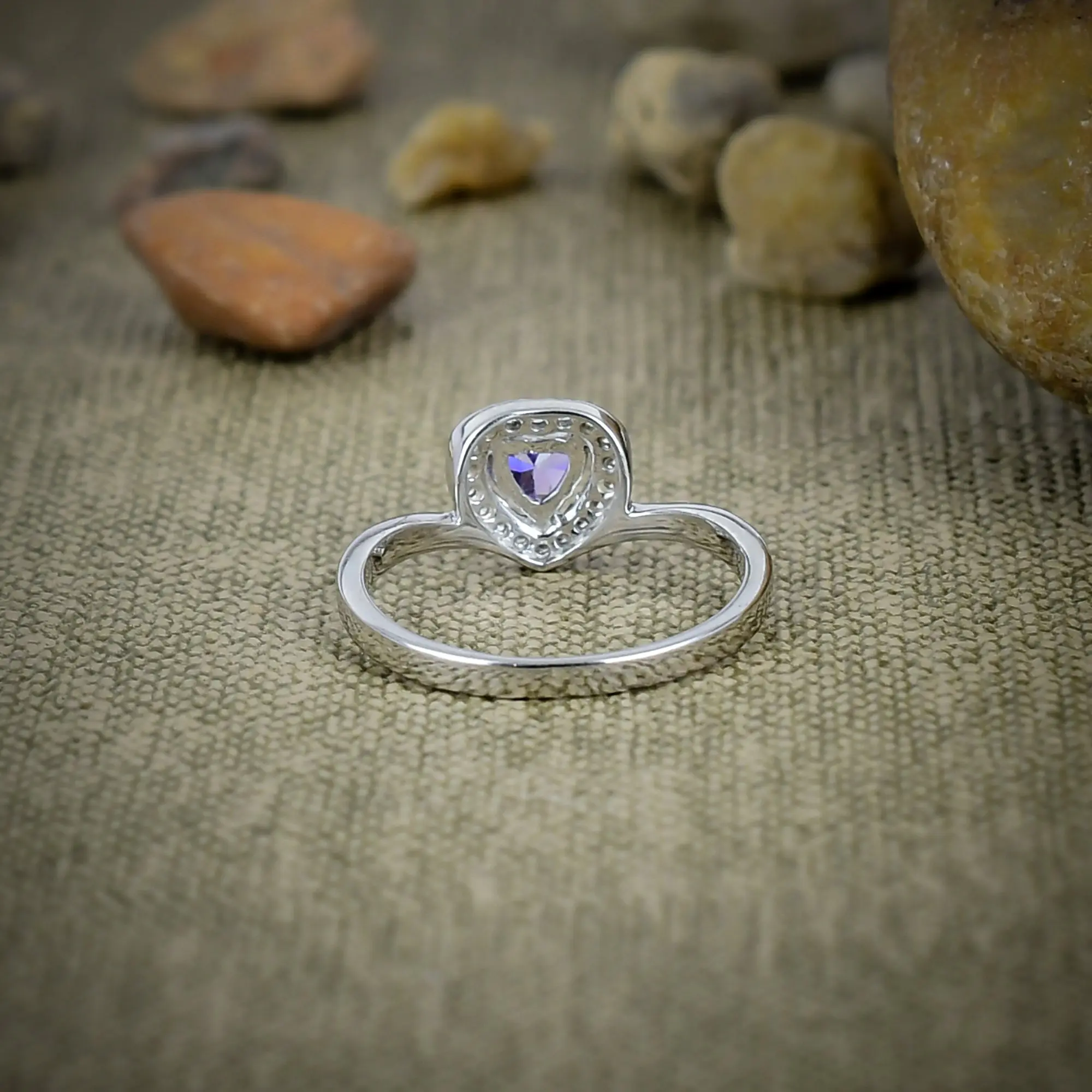 Tanzanite Quartz Ring