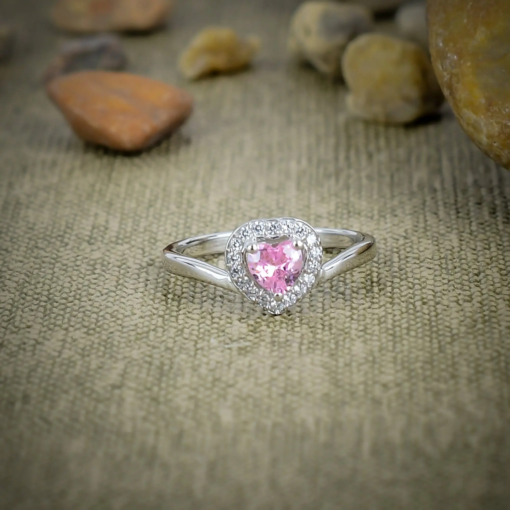 Pink Kunzite Ring