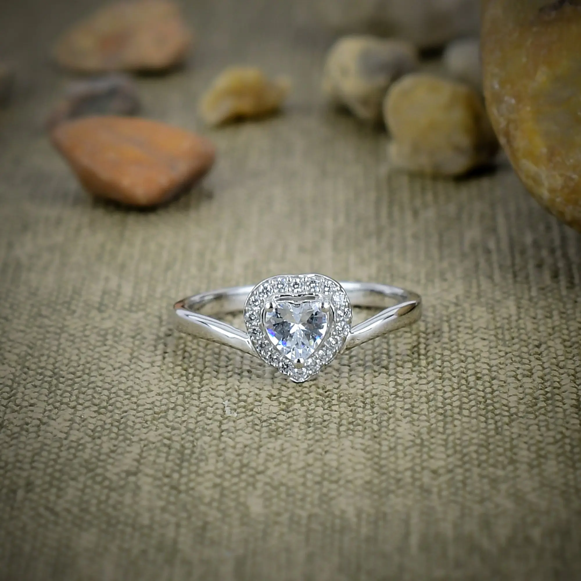 White Topaz Ring