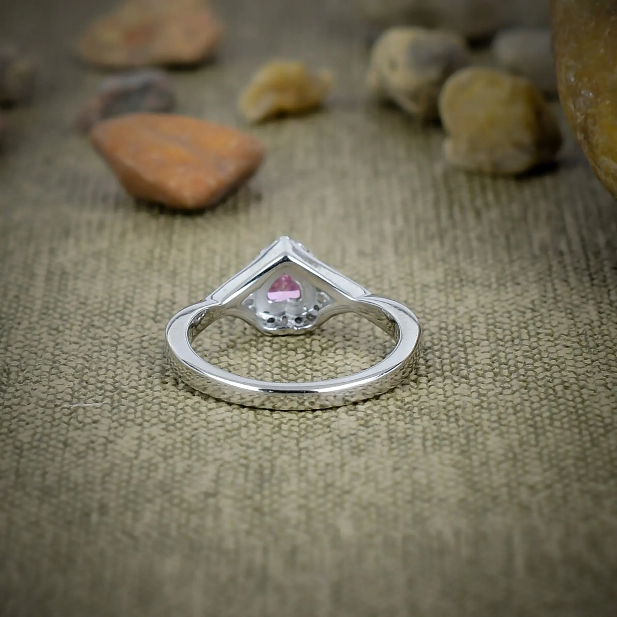 Pink Kunzite Ring