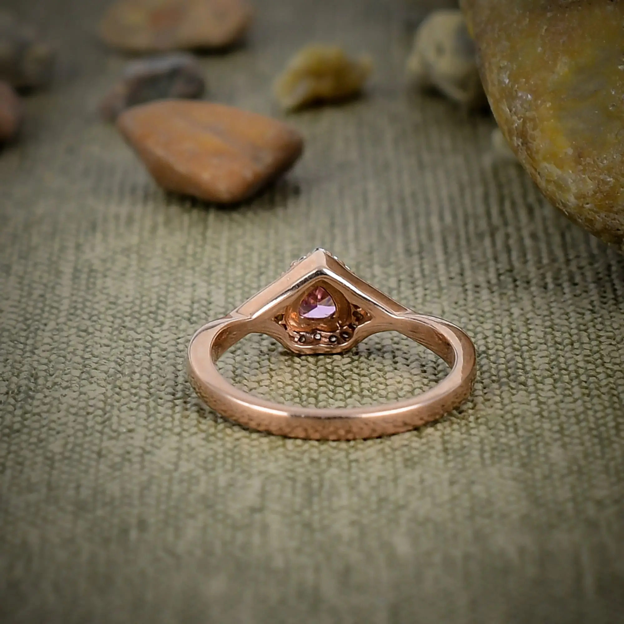 Pink Kunzite Ring