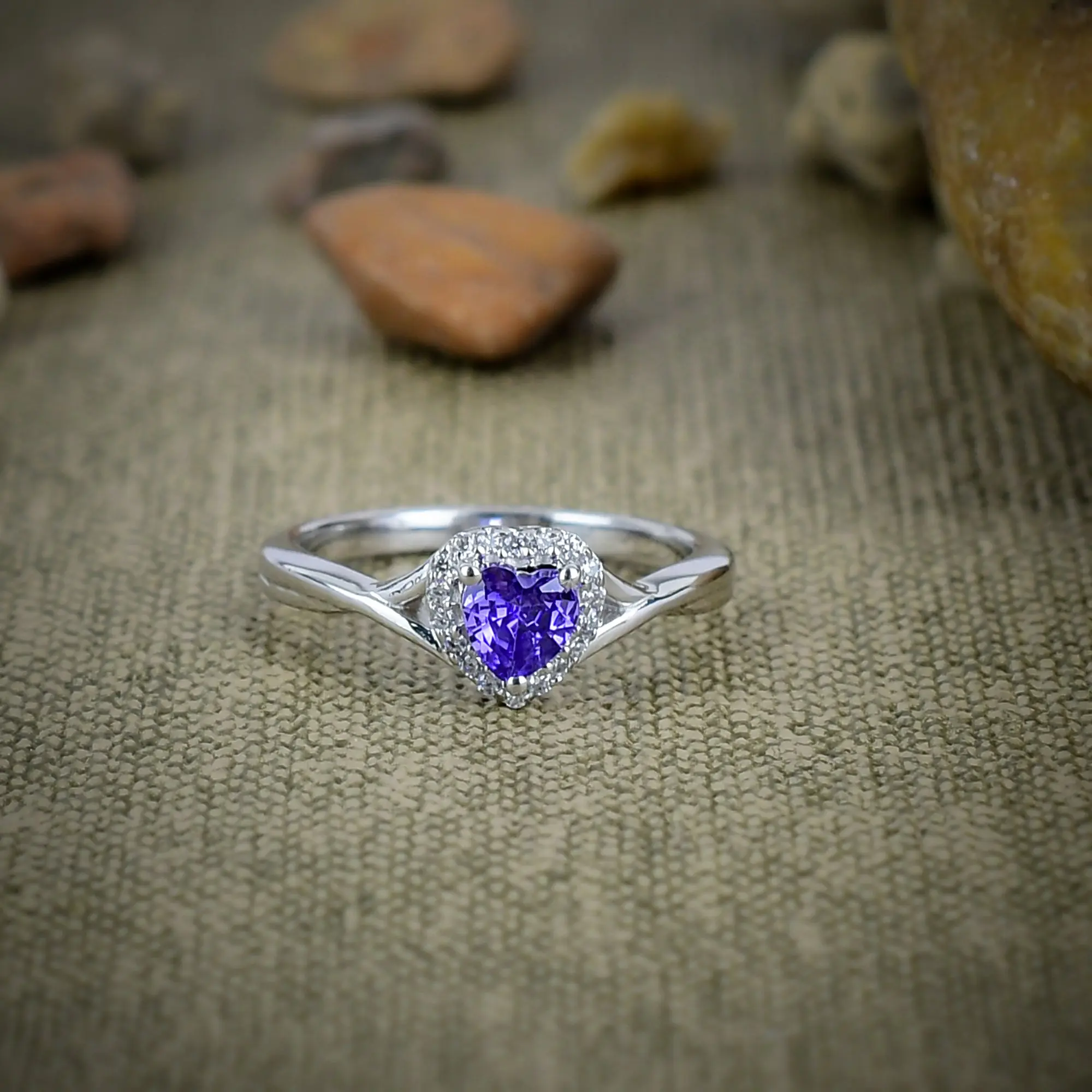 Tanzanite Quartz Ring