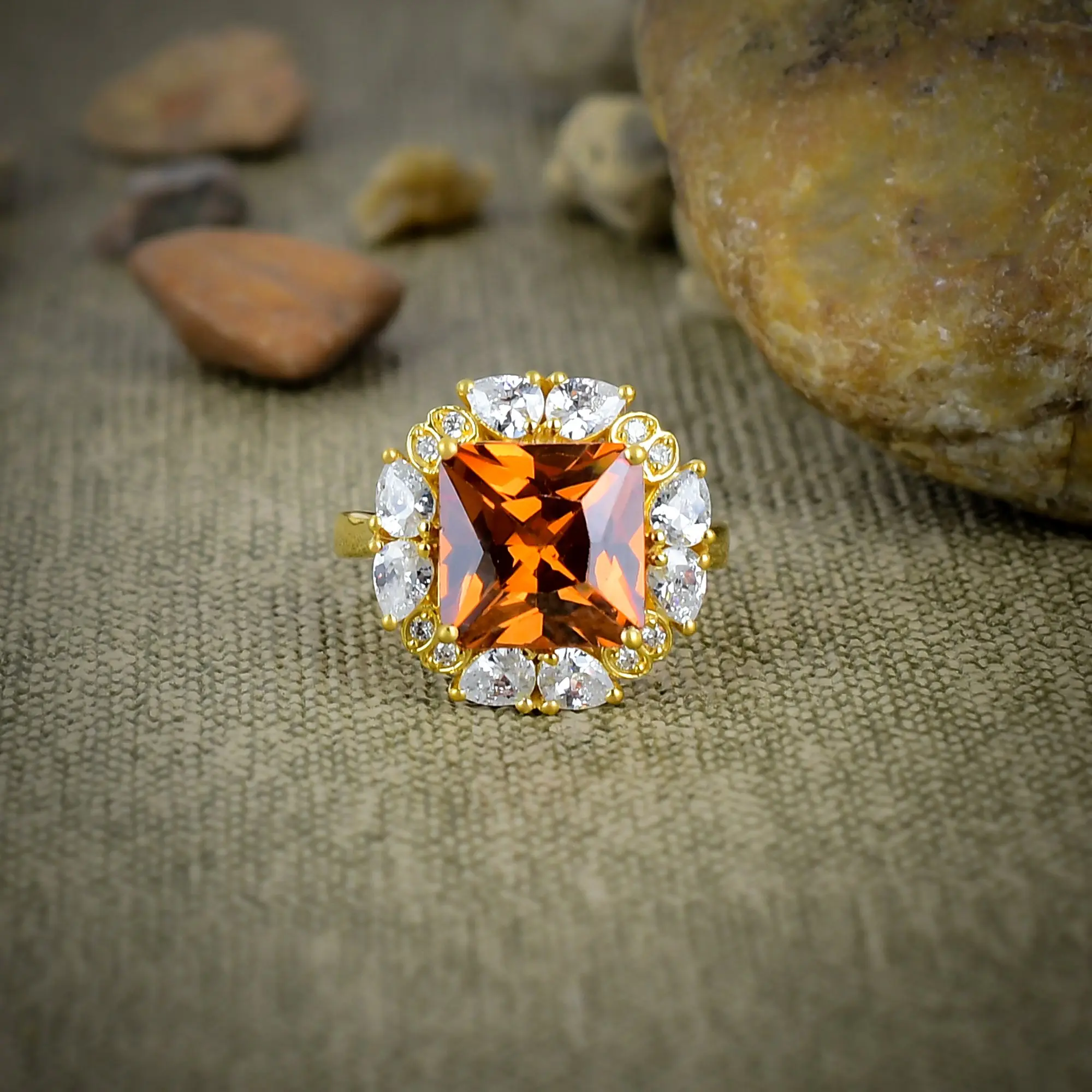 Honey Topaz Ring