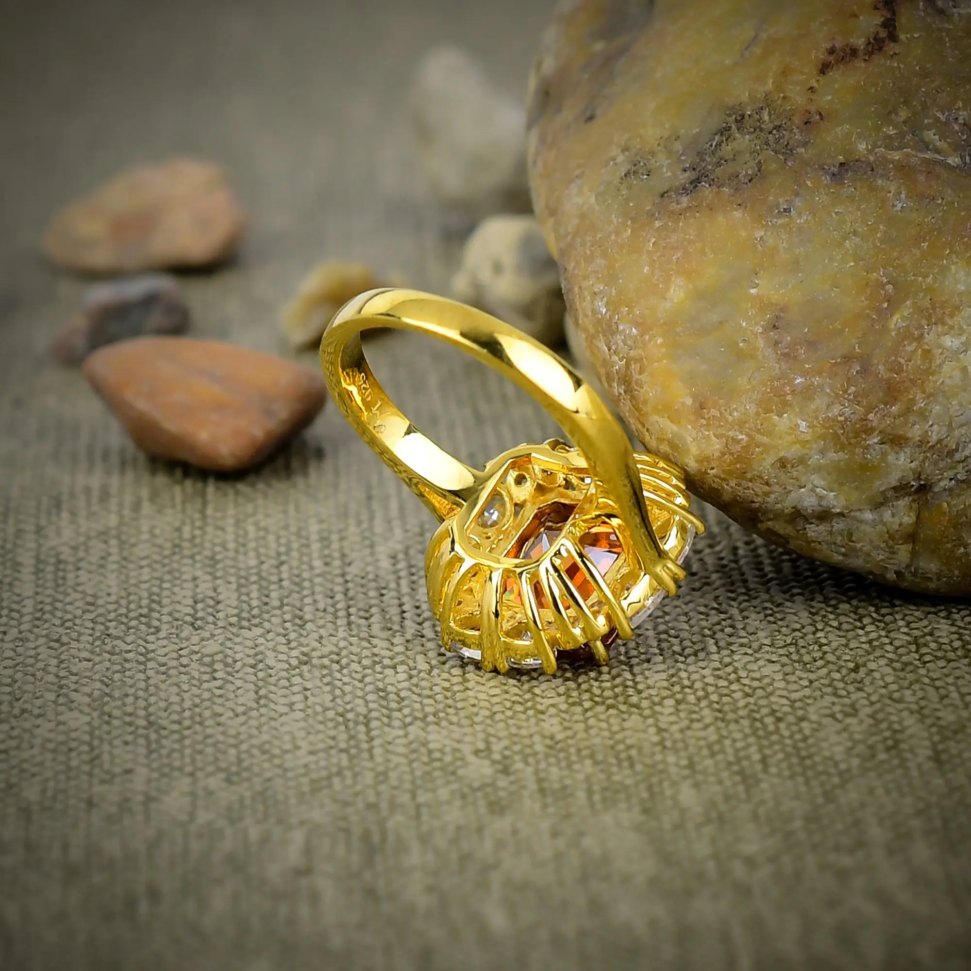 Honey Topaz Ring