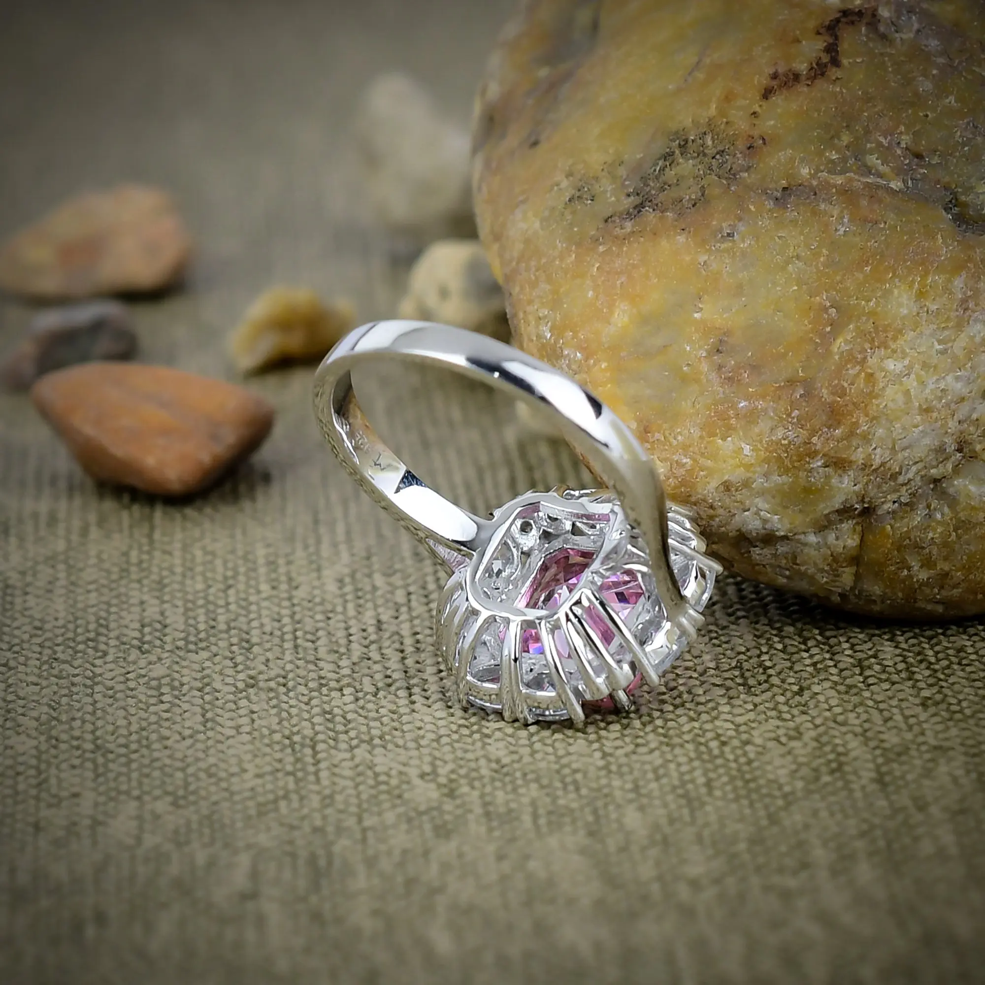 Pink Kunzite Ring