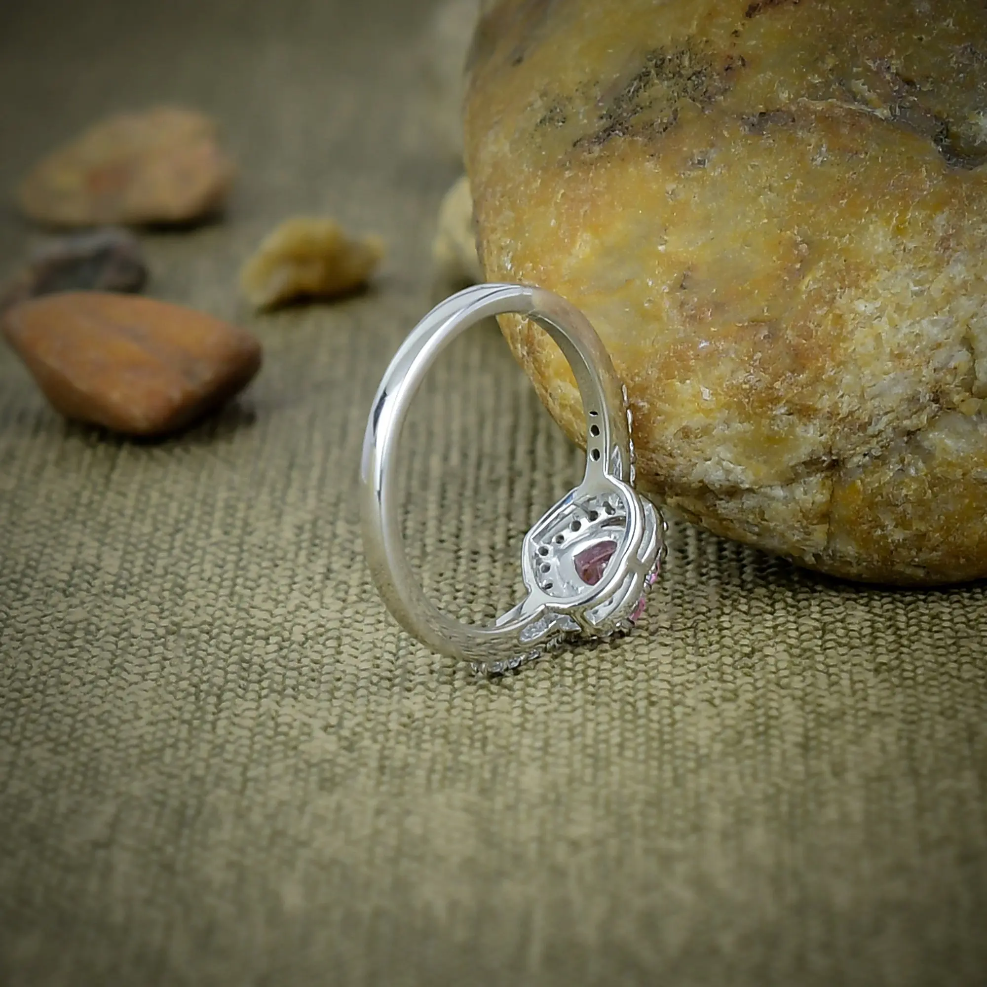 Pink Kunzite Ring