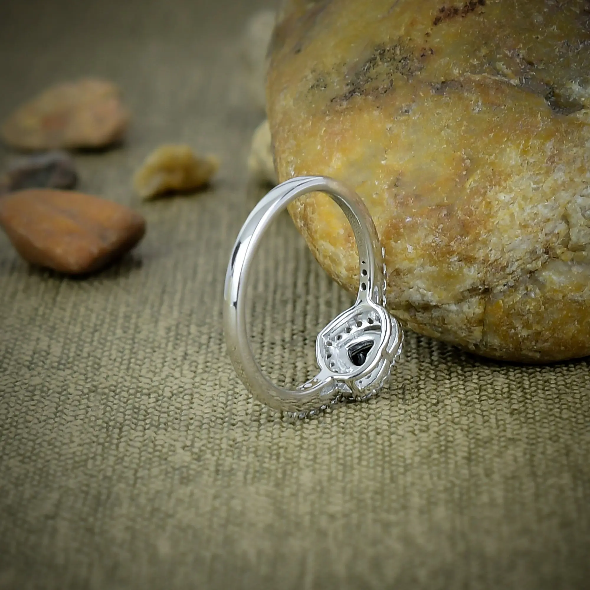 Black Spinel Ring