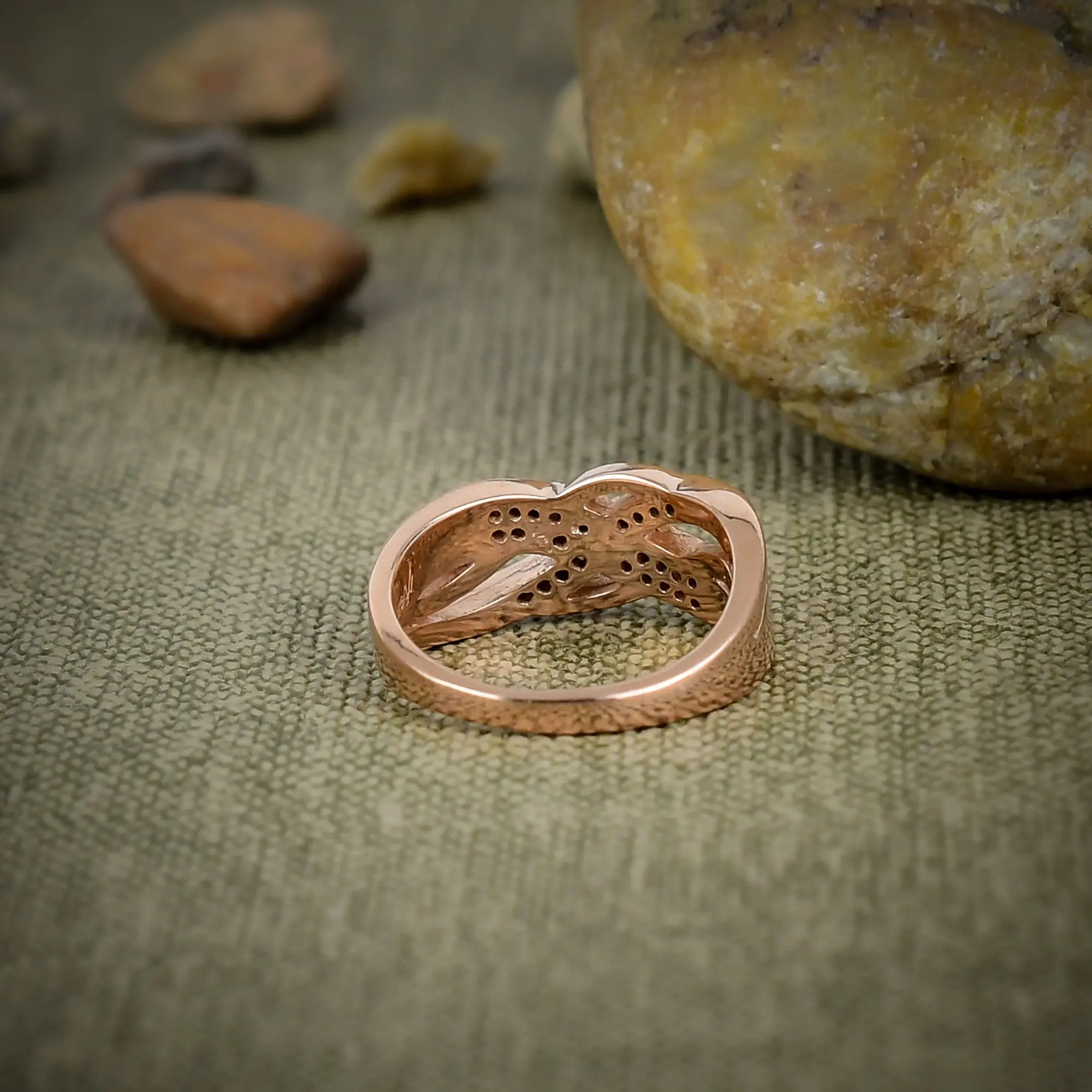 White Zirconia Ring