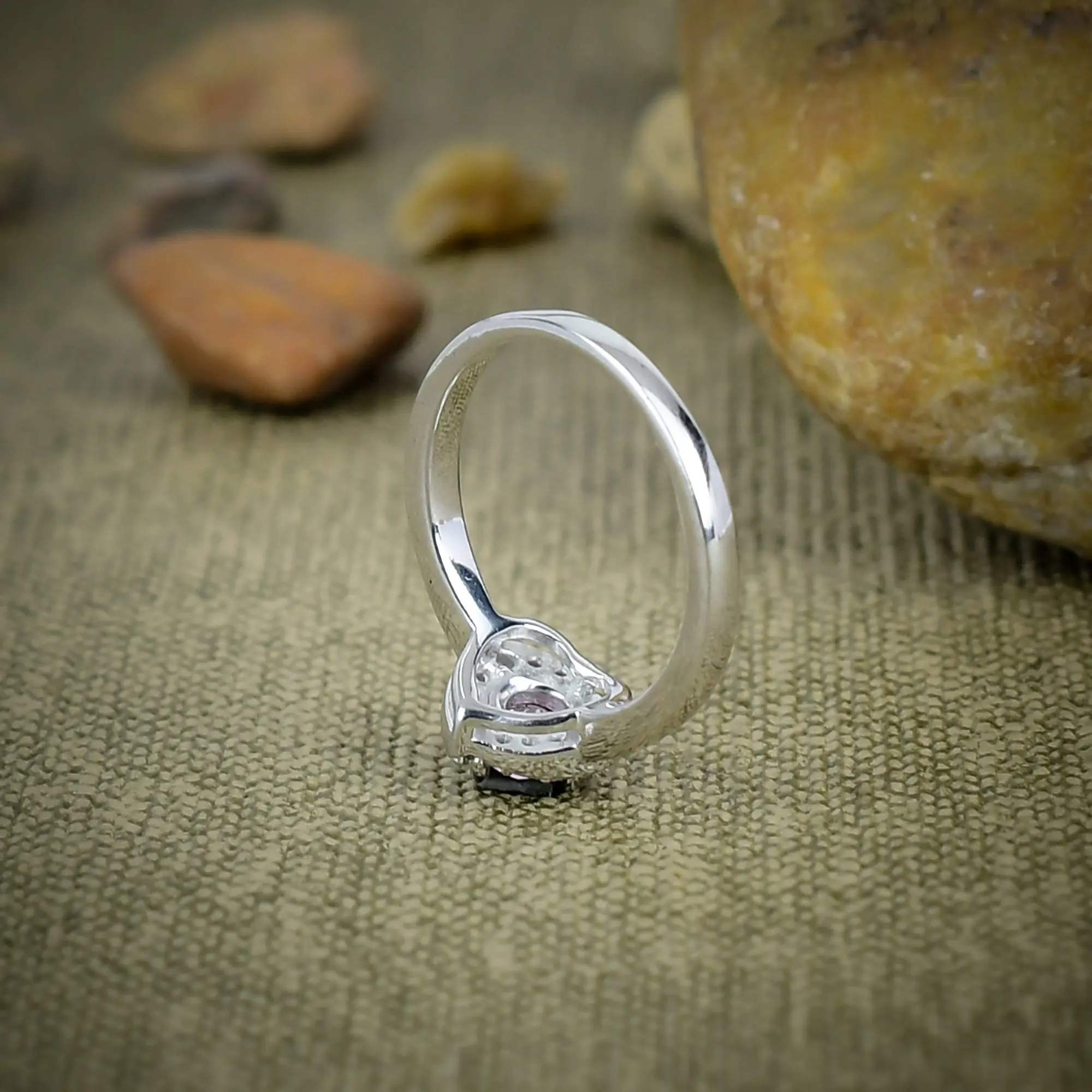 Pink Kunzite Ring