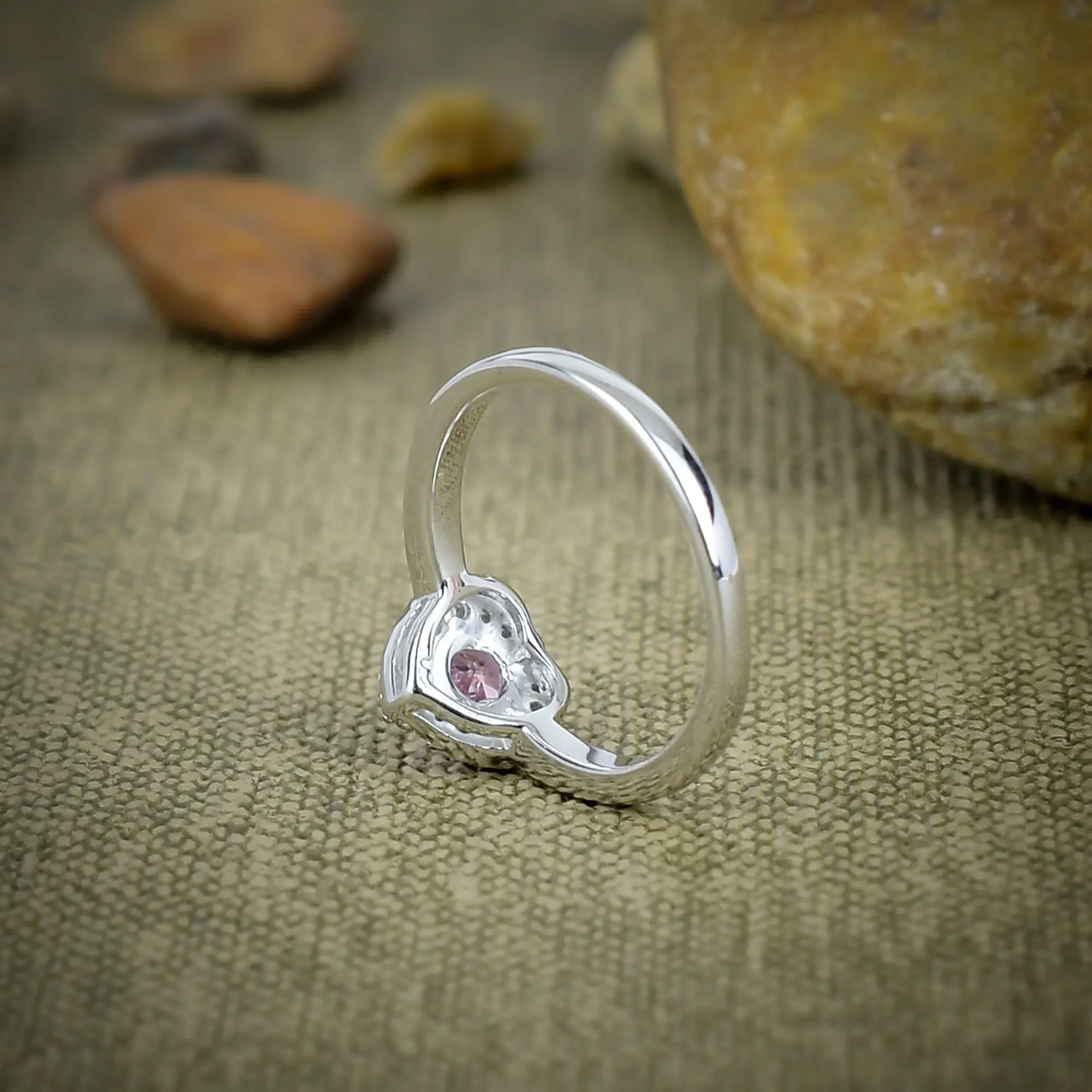Pink Kunzite Ring