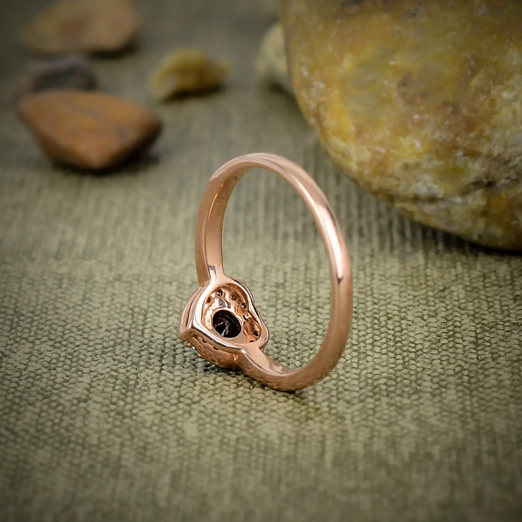 Black Spinel Ring