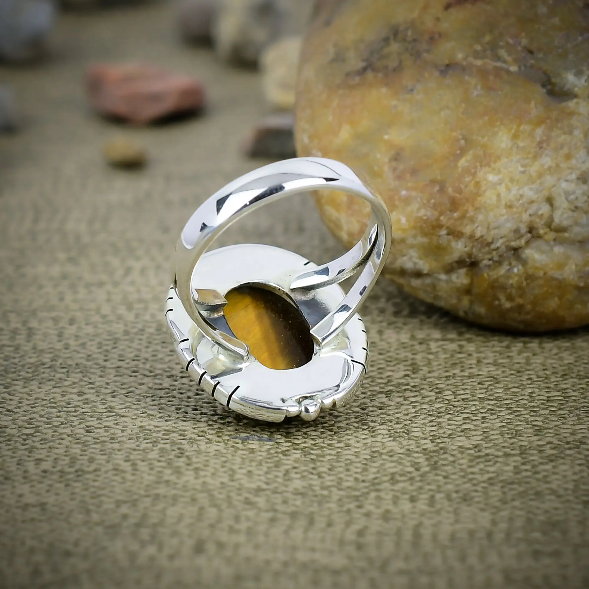 Tiger's Eye Ring