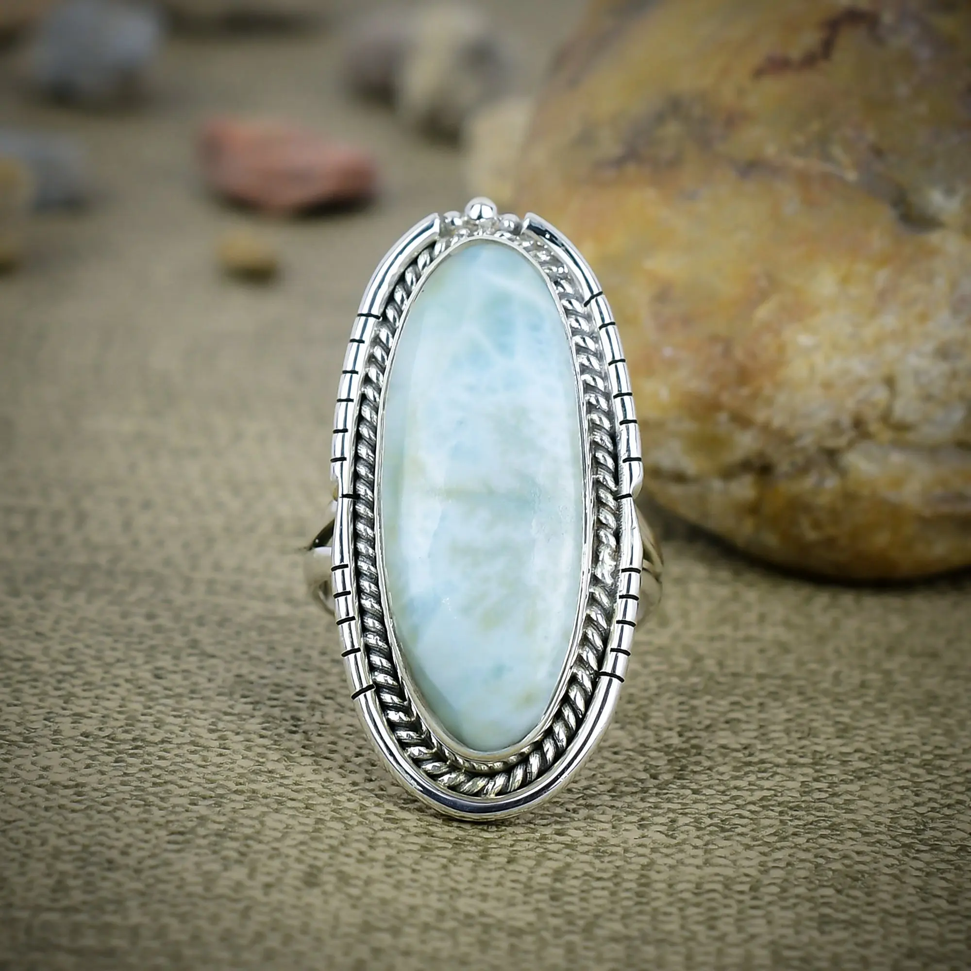 Larimar Ring
