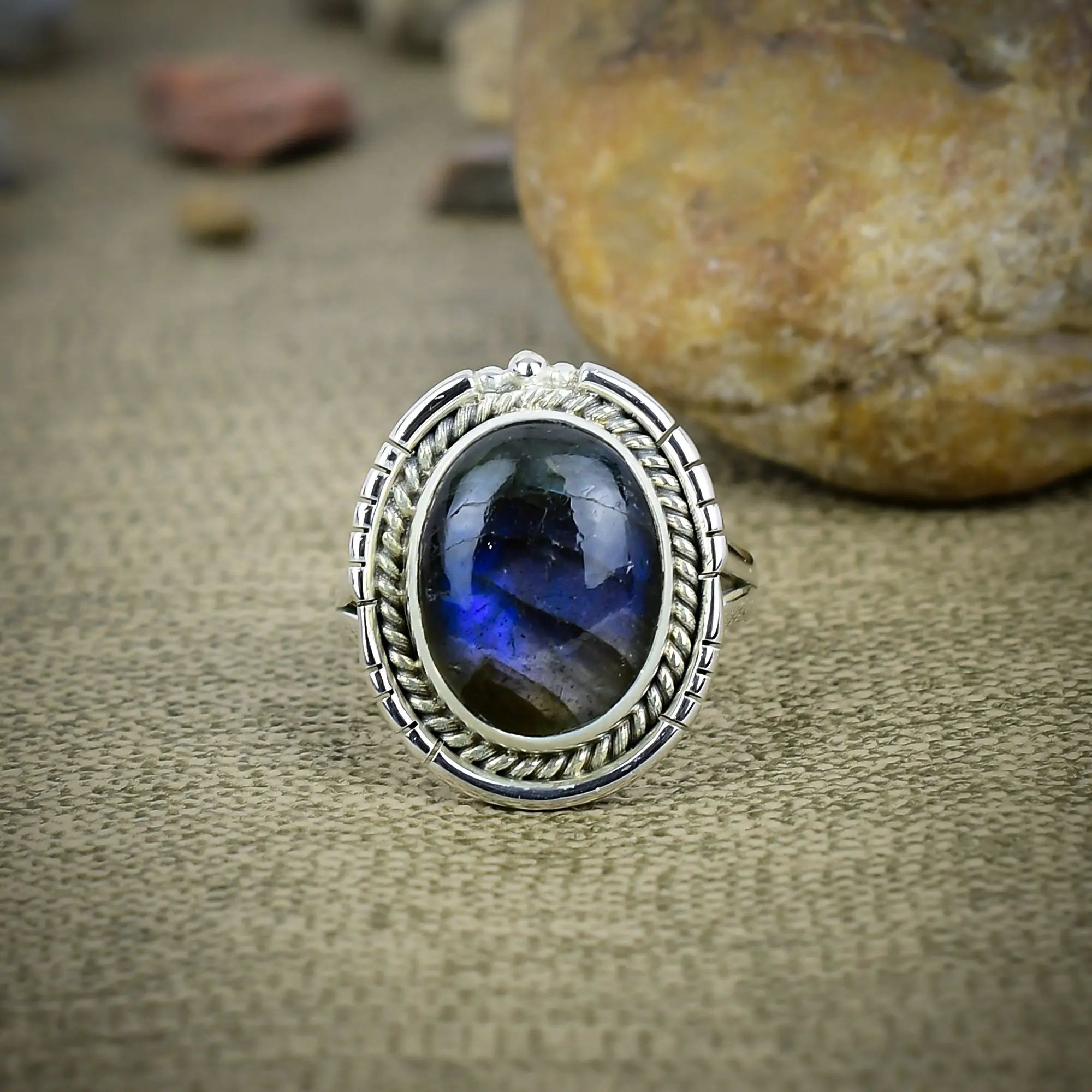 Labradorite Ring