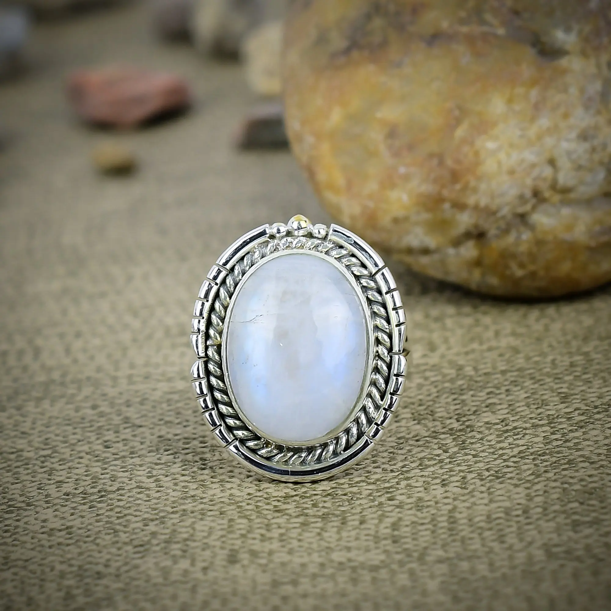 Moonstone Ring