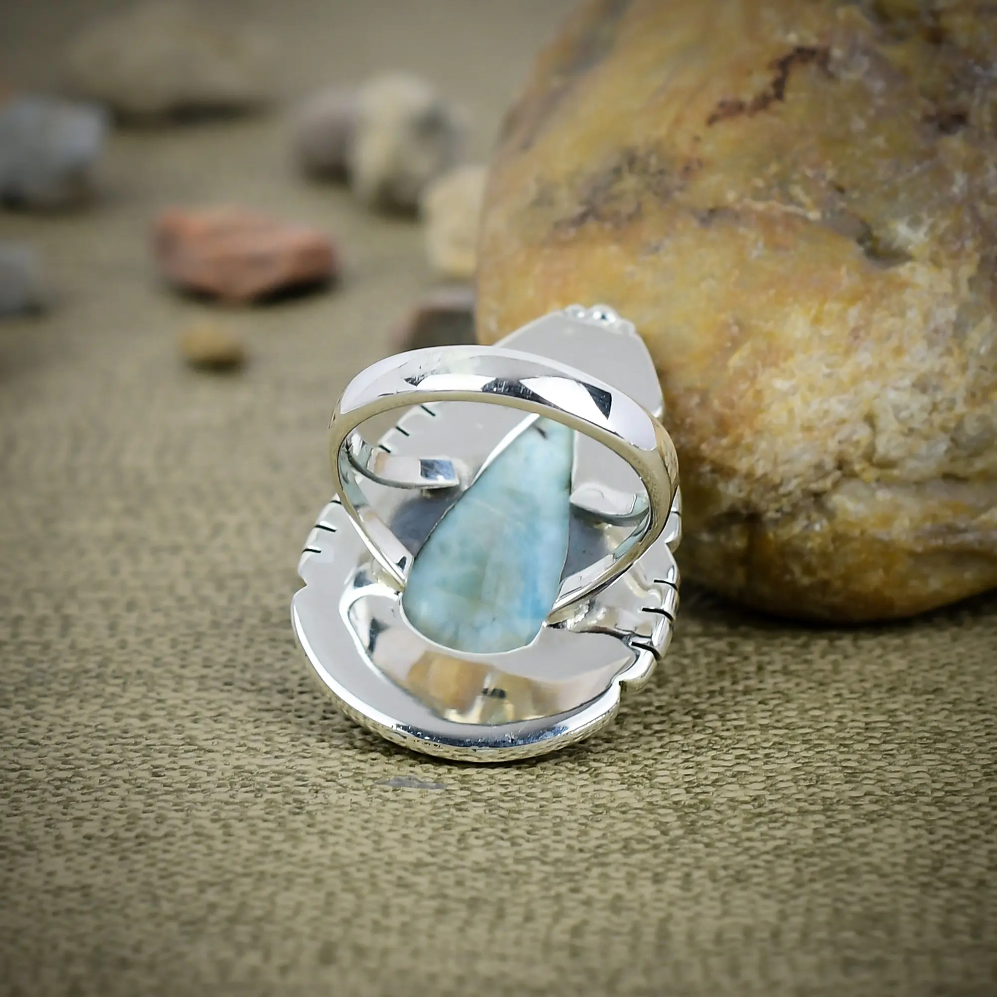 Larimar Ring