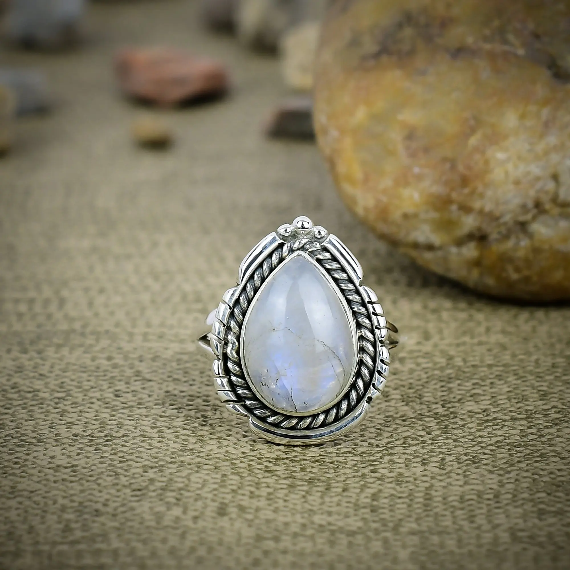 Moonstone Ring