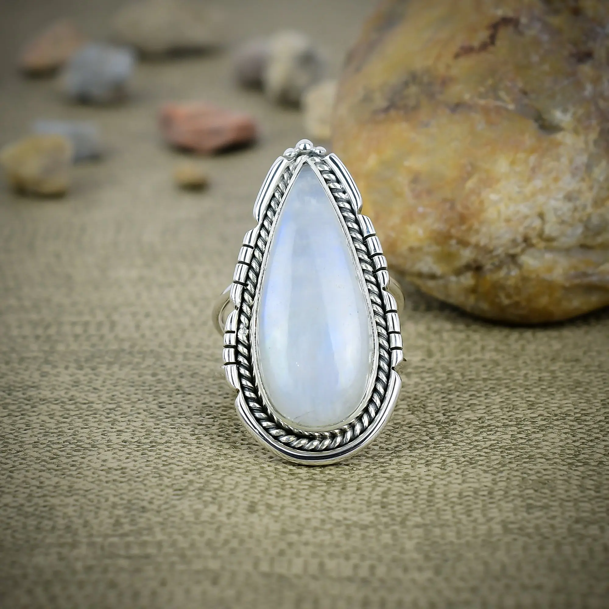 Moonstone Ring