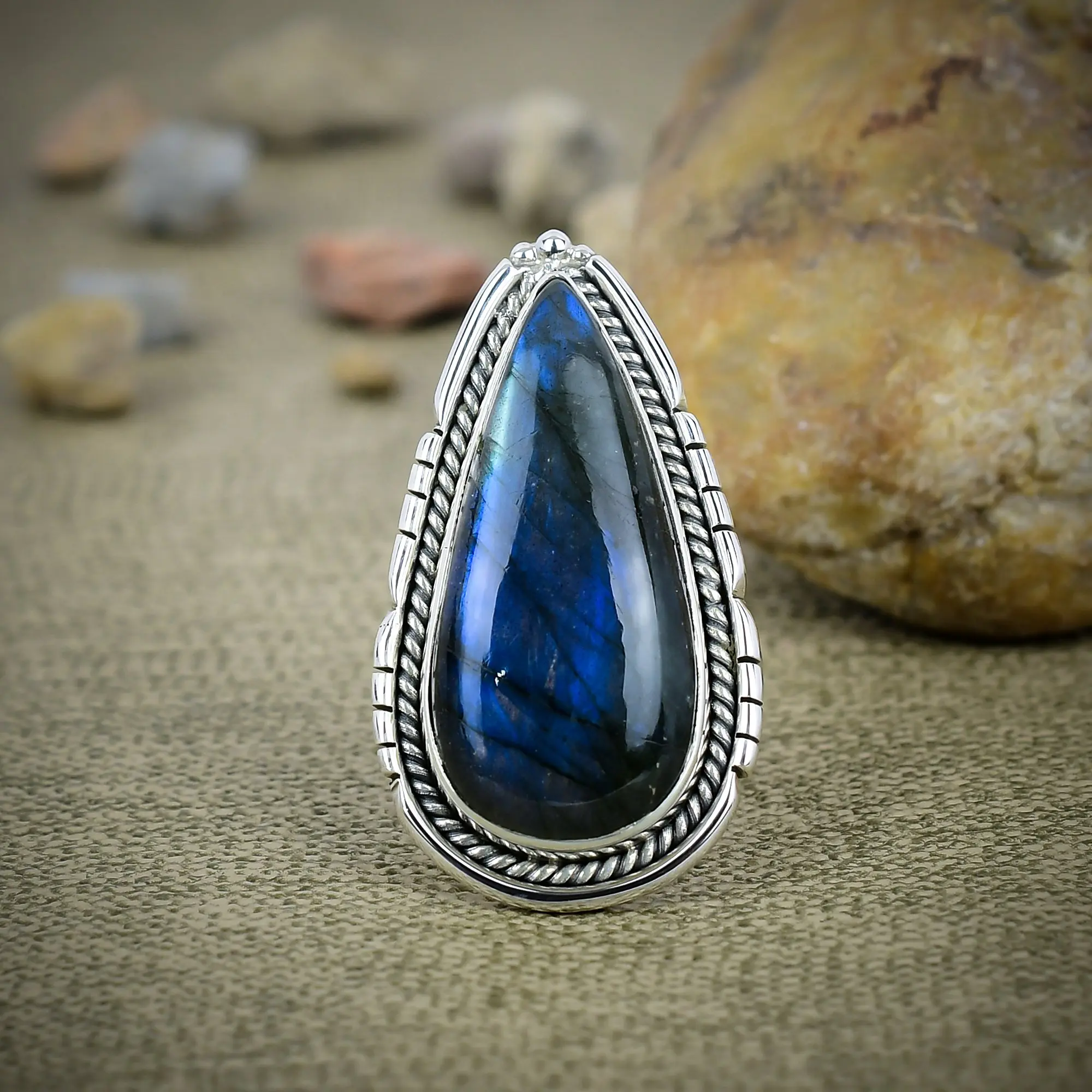Labradorite Ring