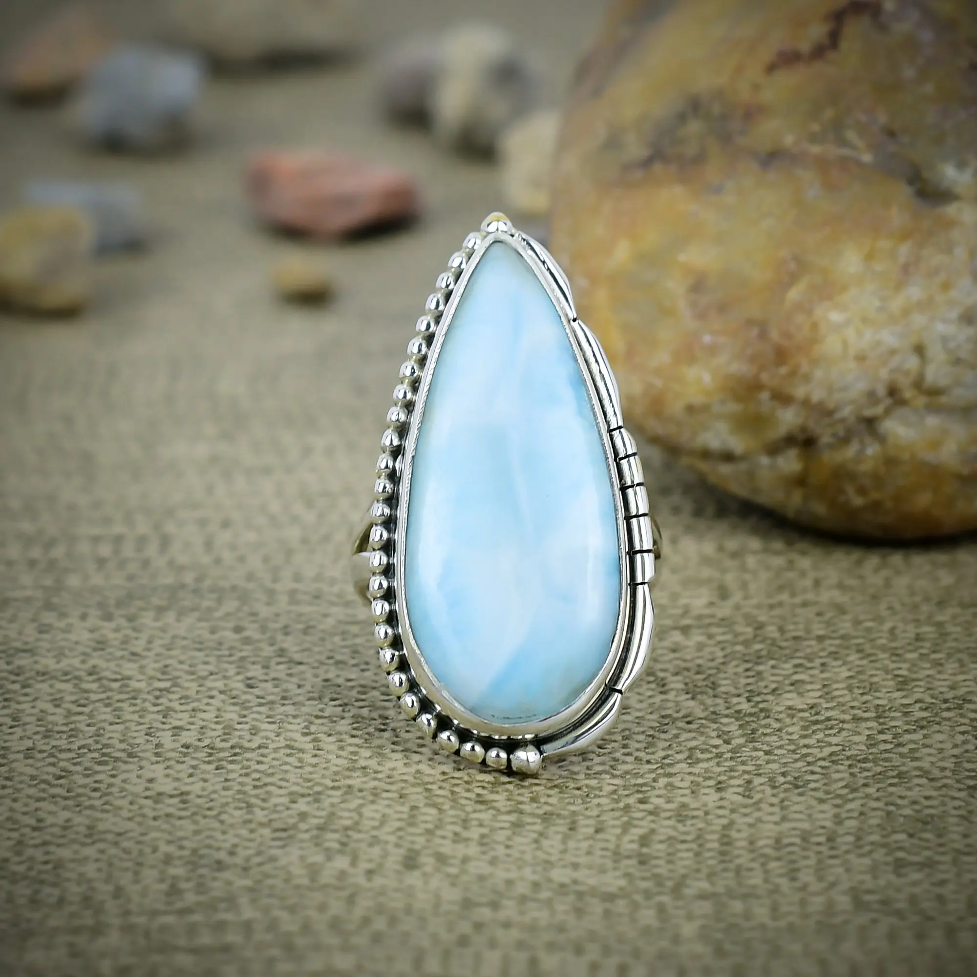 Larimar Ring