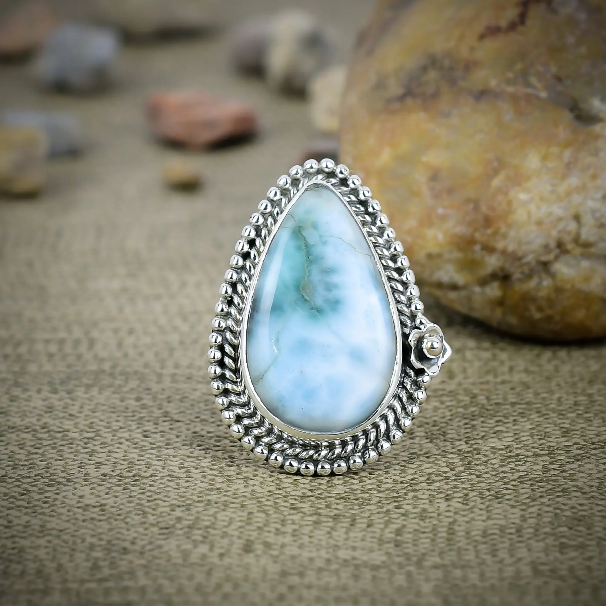 Larimar Ring