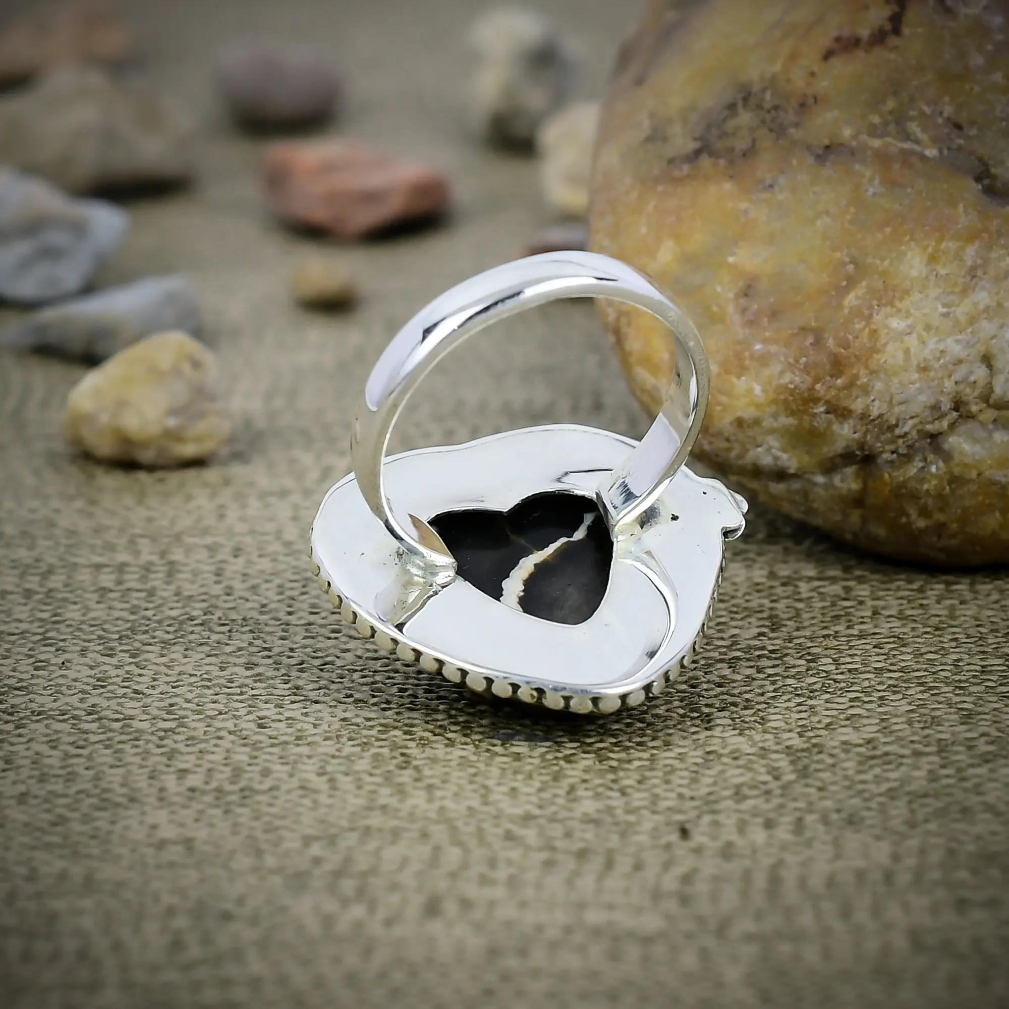 Peanut Wood Jasper Ring