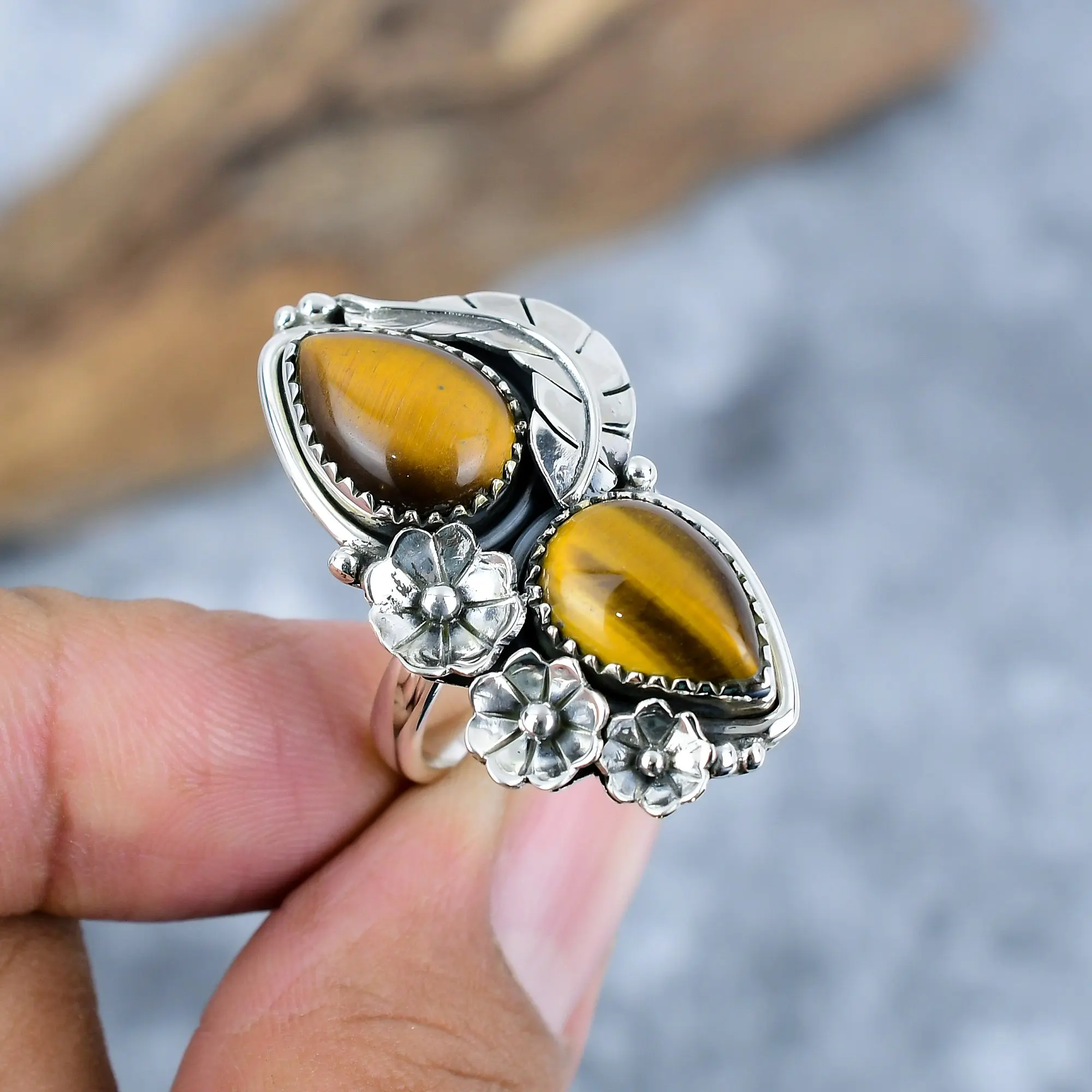 Tiger's Eye Ring