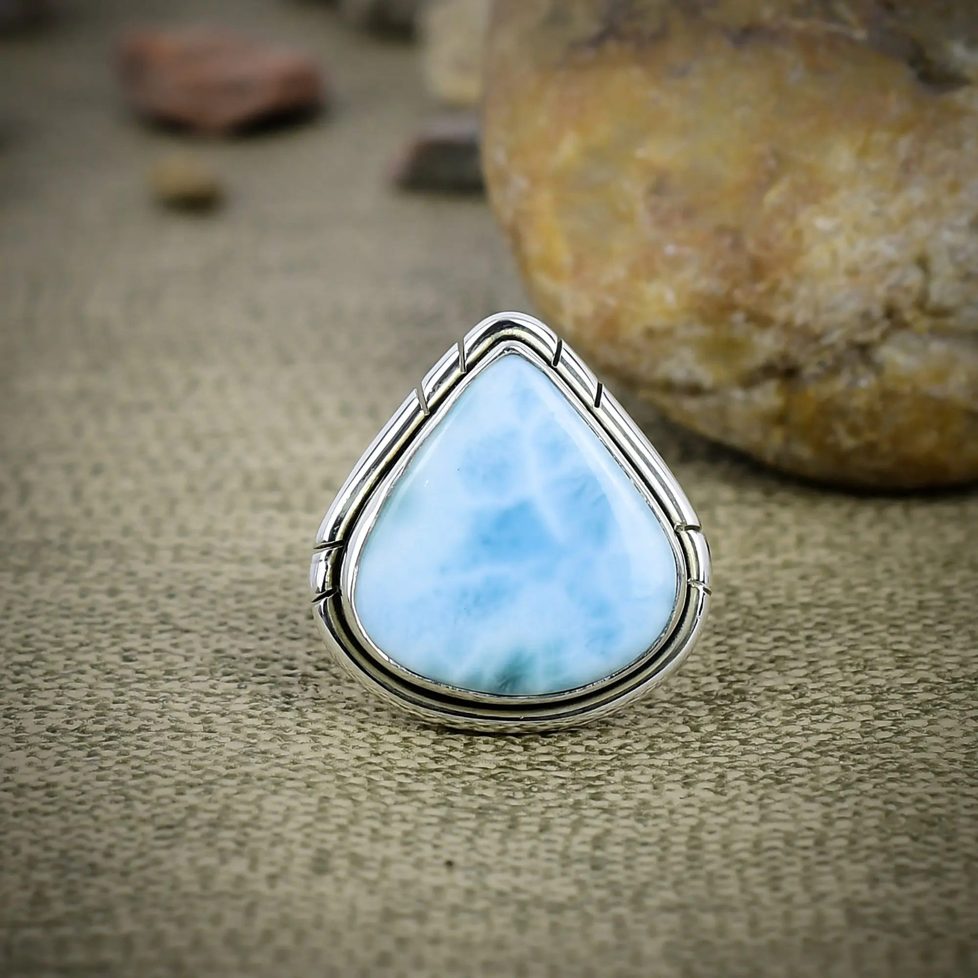 Larimar Ring