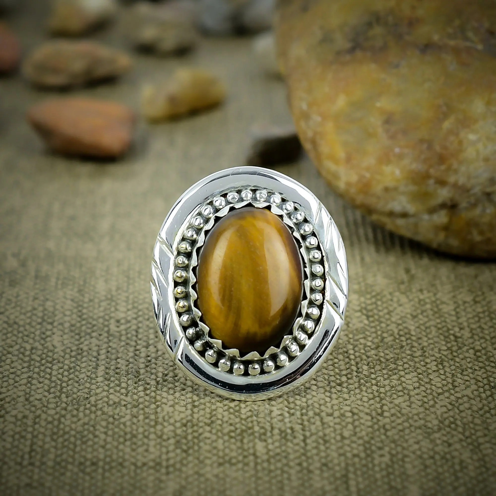 Tiger Eye Ring