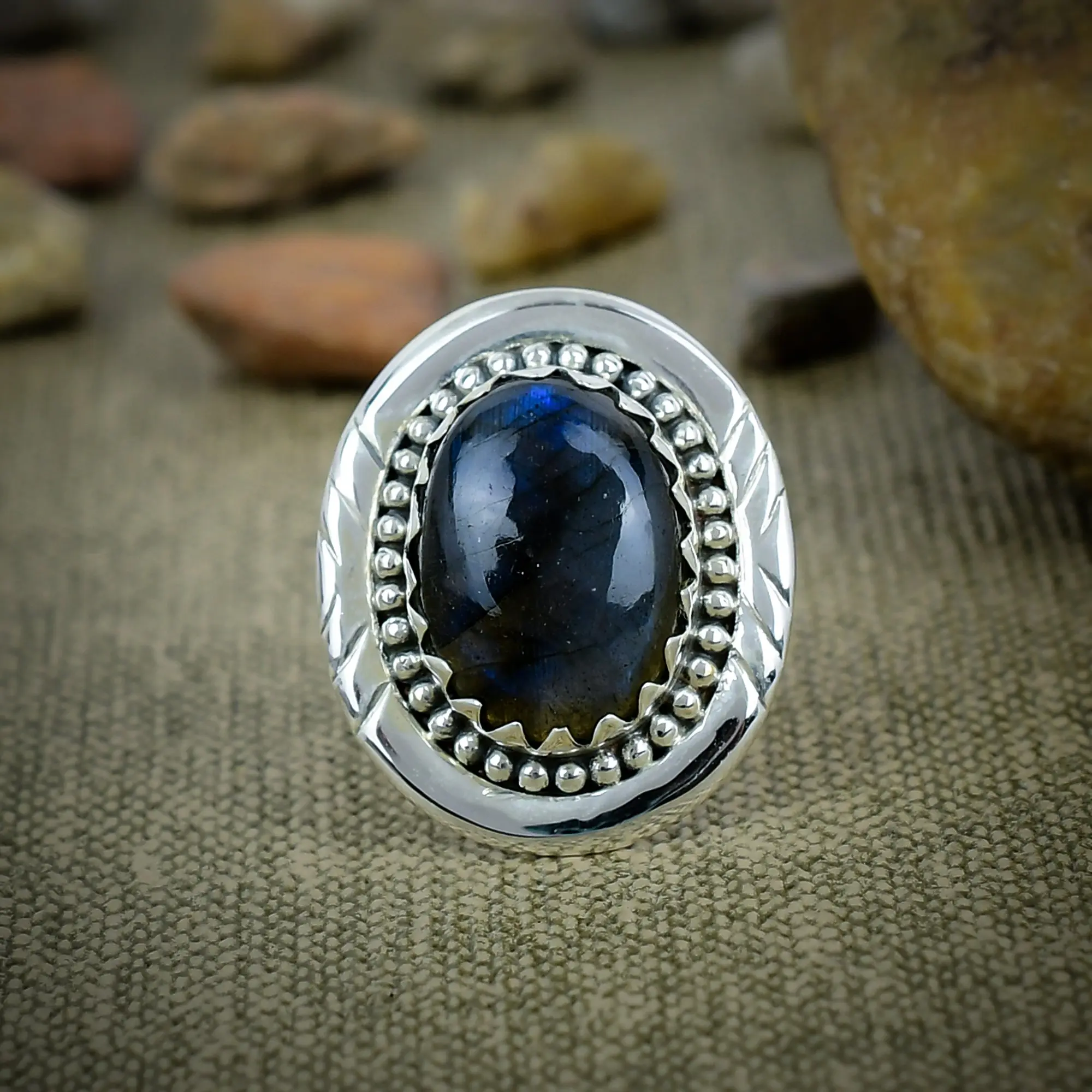 Labradorite Ring