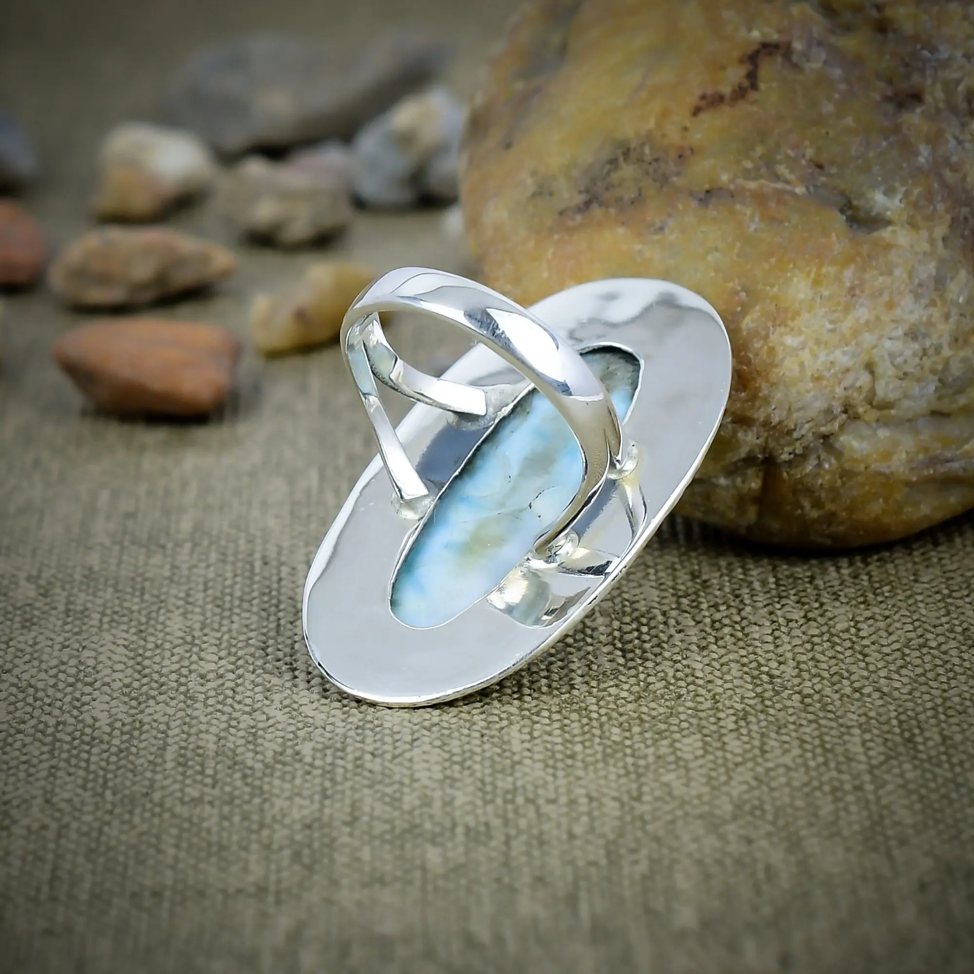 Larimar Ring