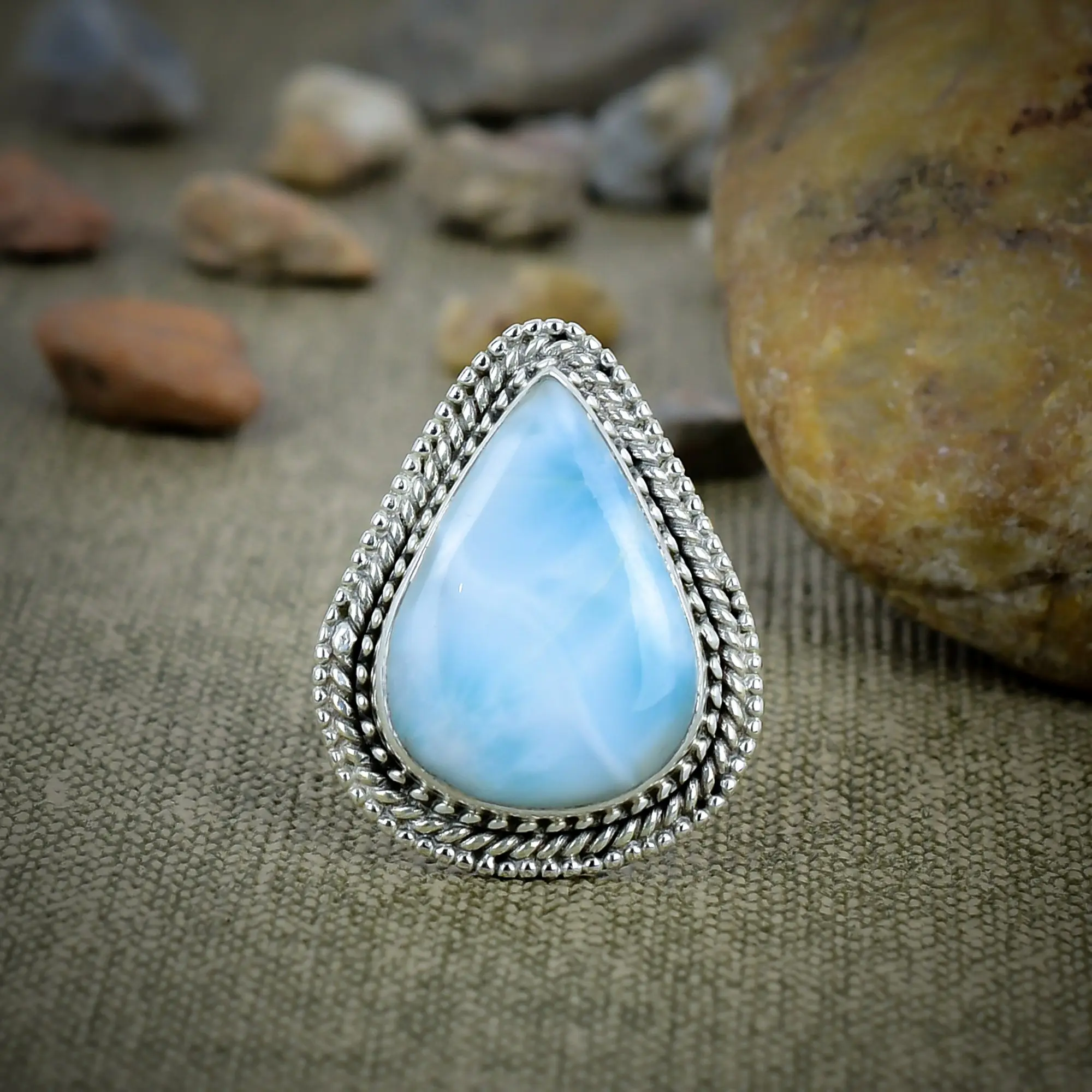 Larimar Ring