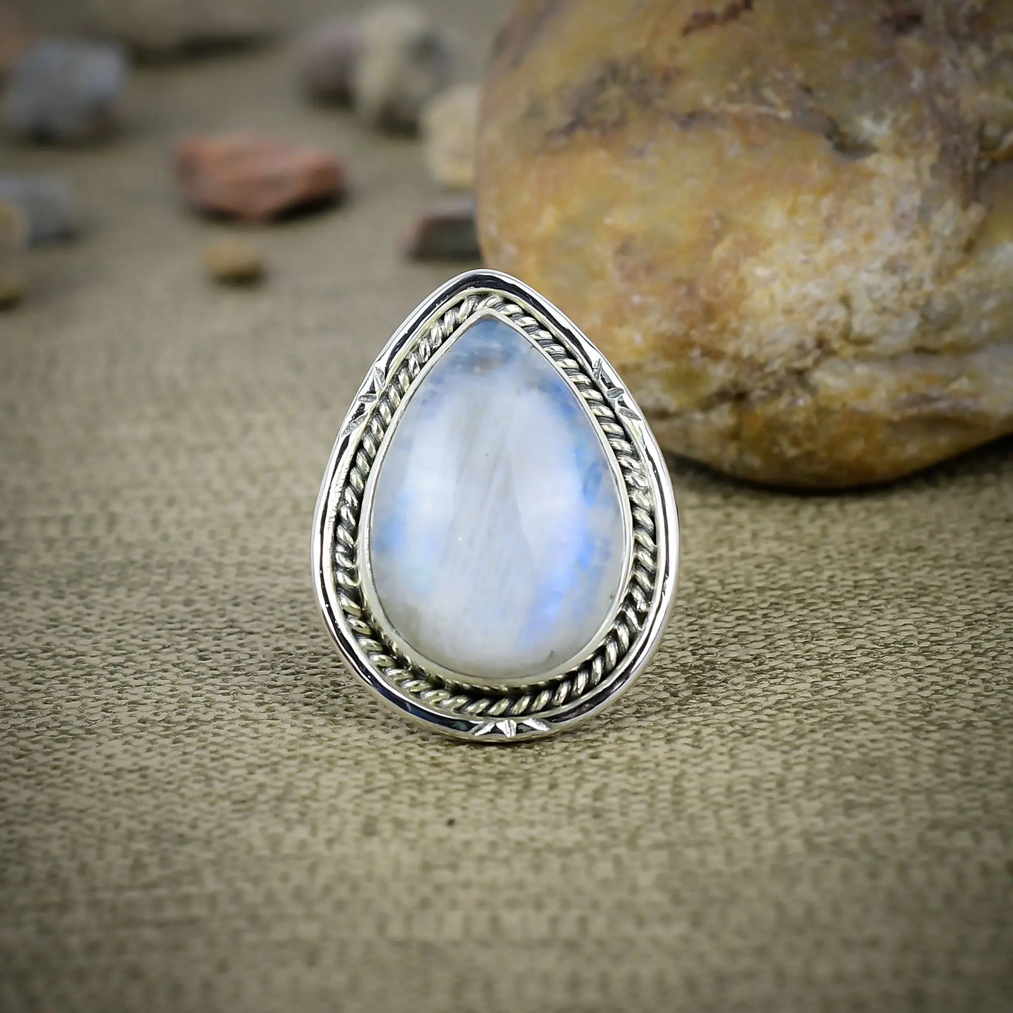 Moonstone Ring