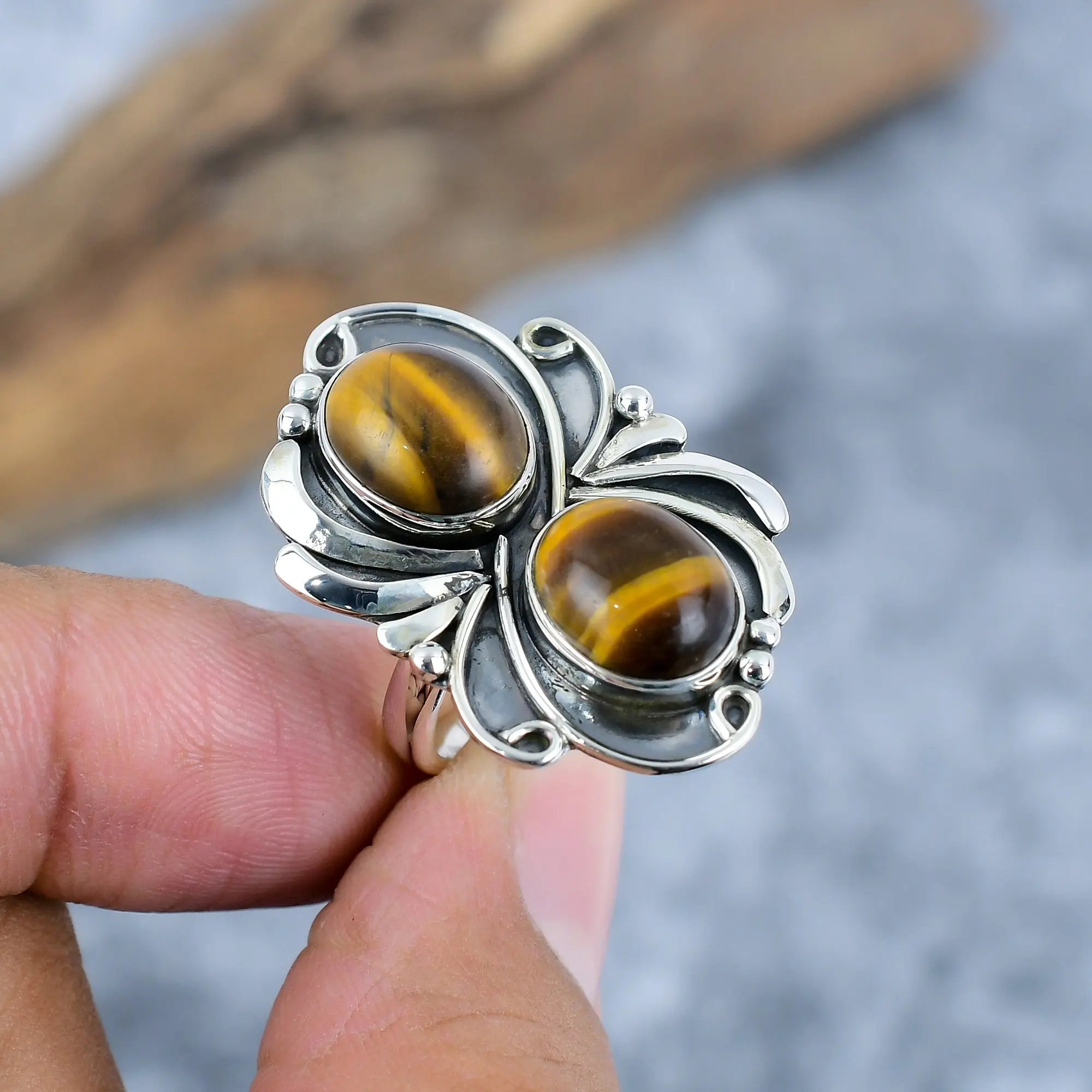 Tiger's Eye Ring