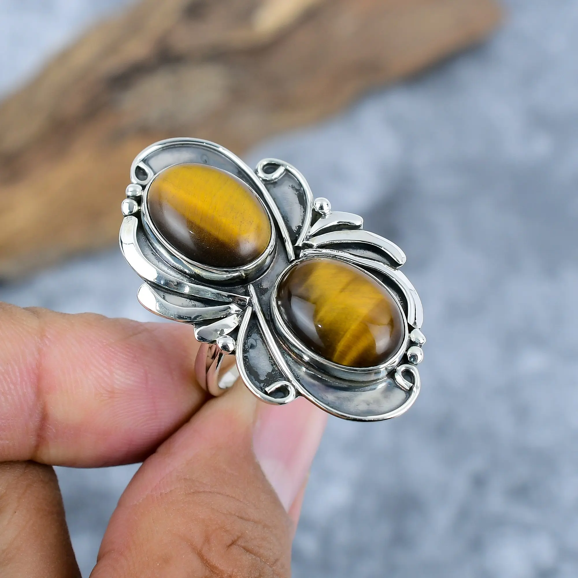 Tiger's Eye Ring