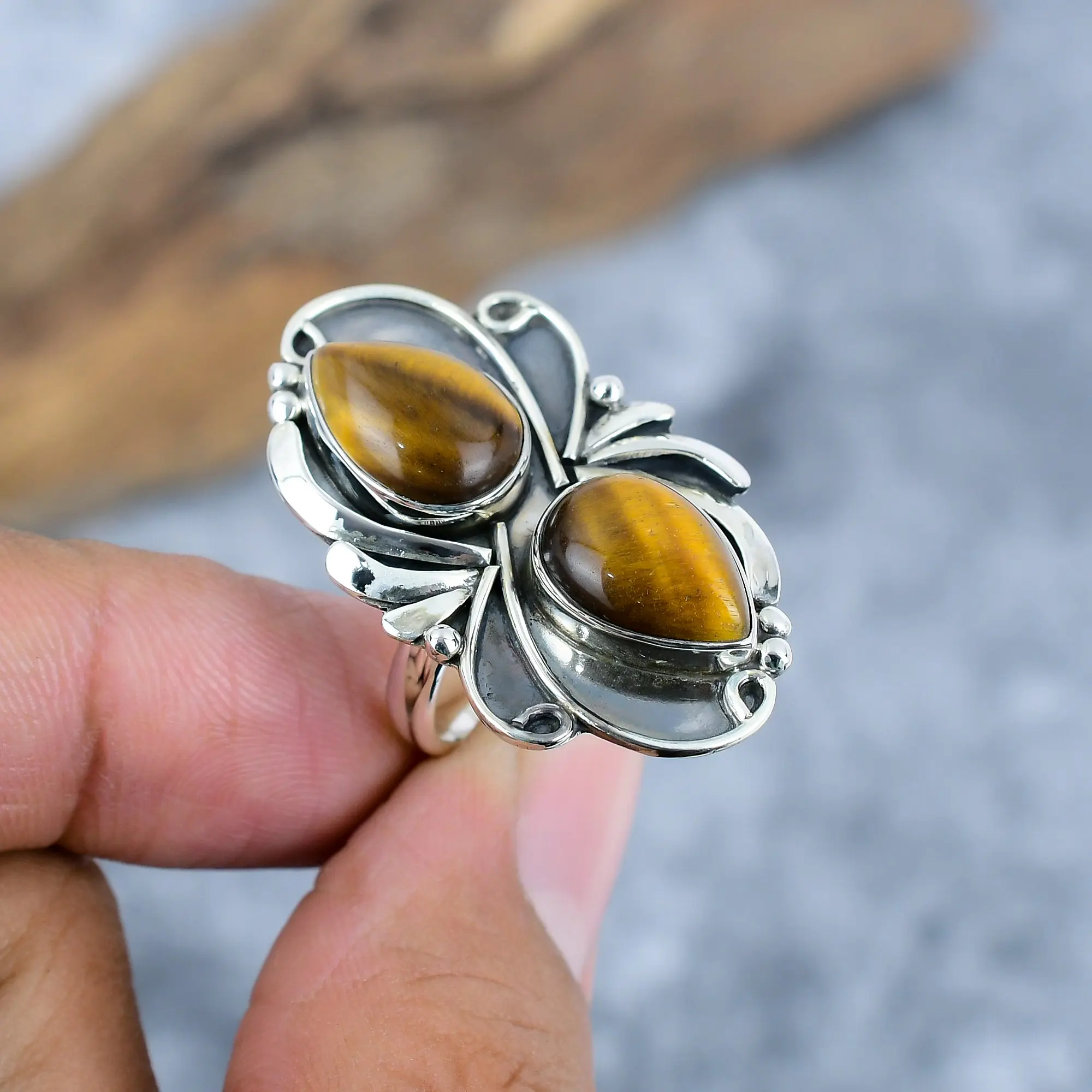 Tiger's Eye Ring
