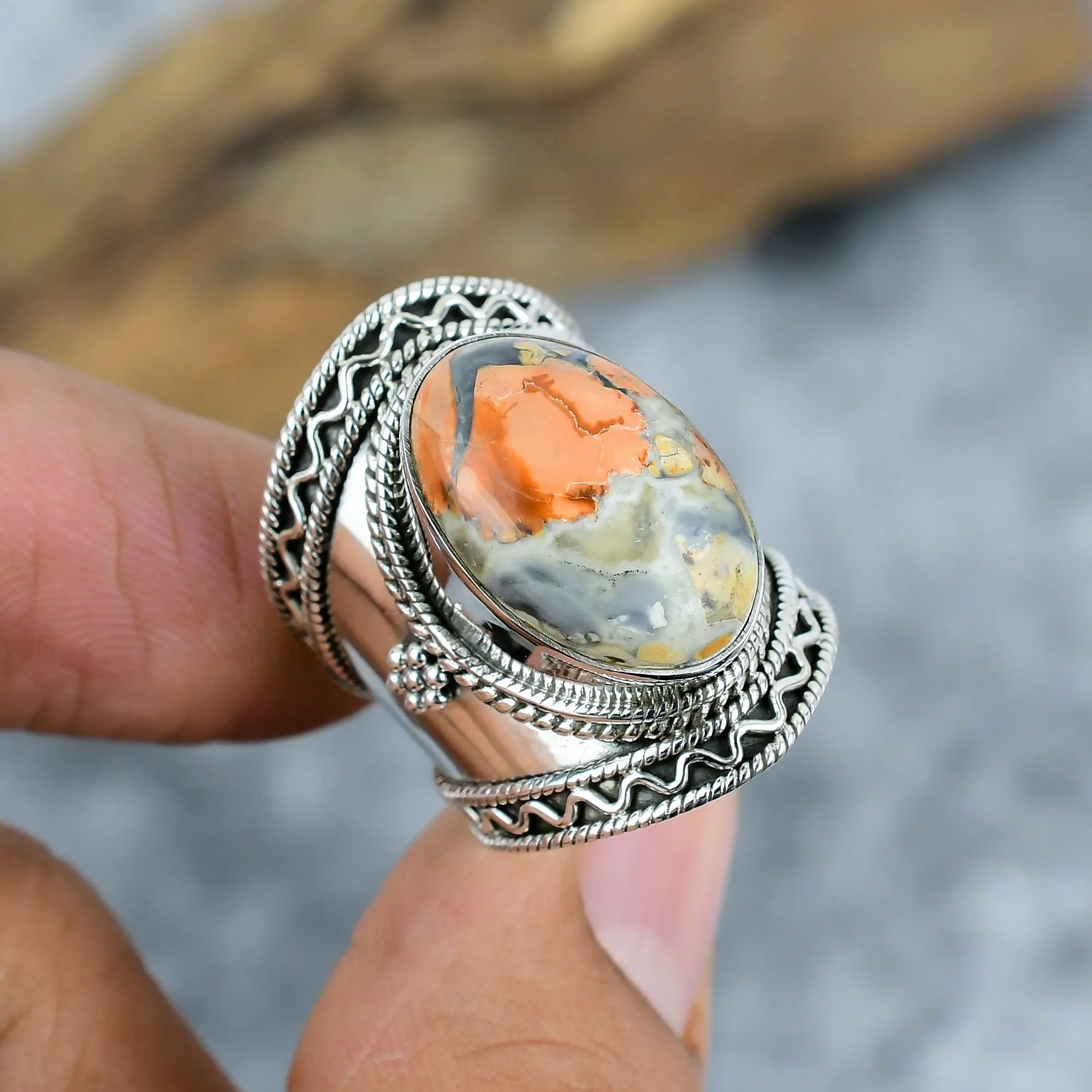 Maligano Jasper Ring