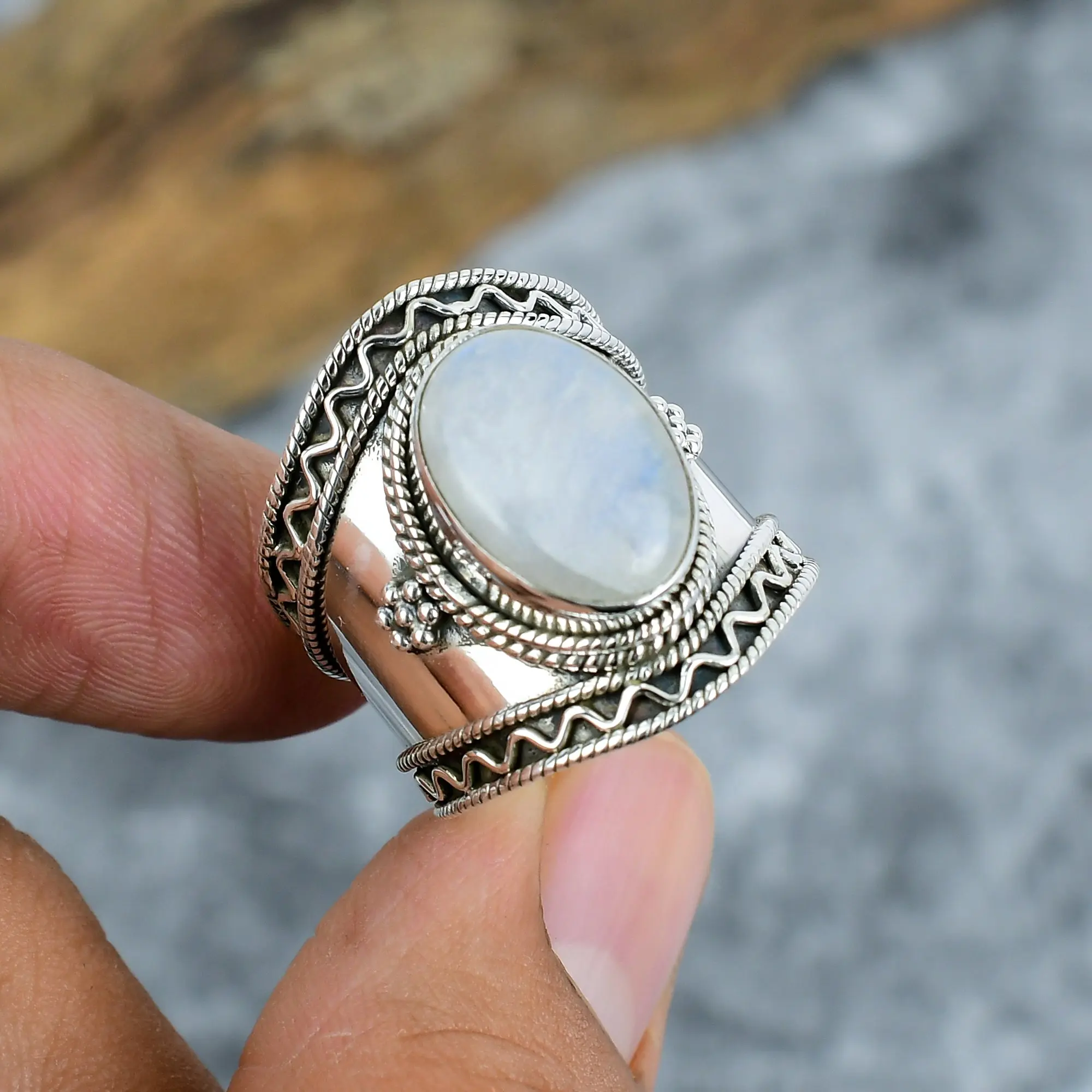Moonstone Ring