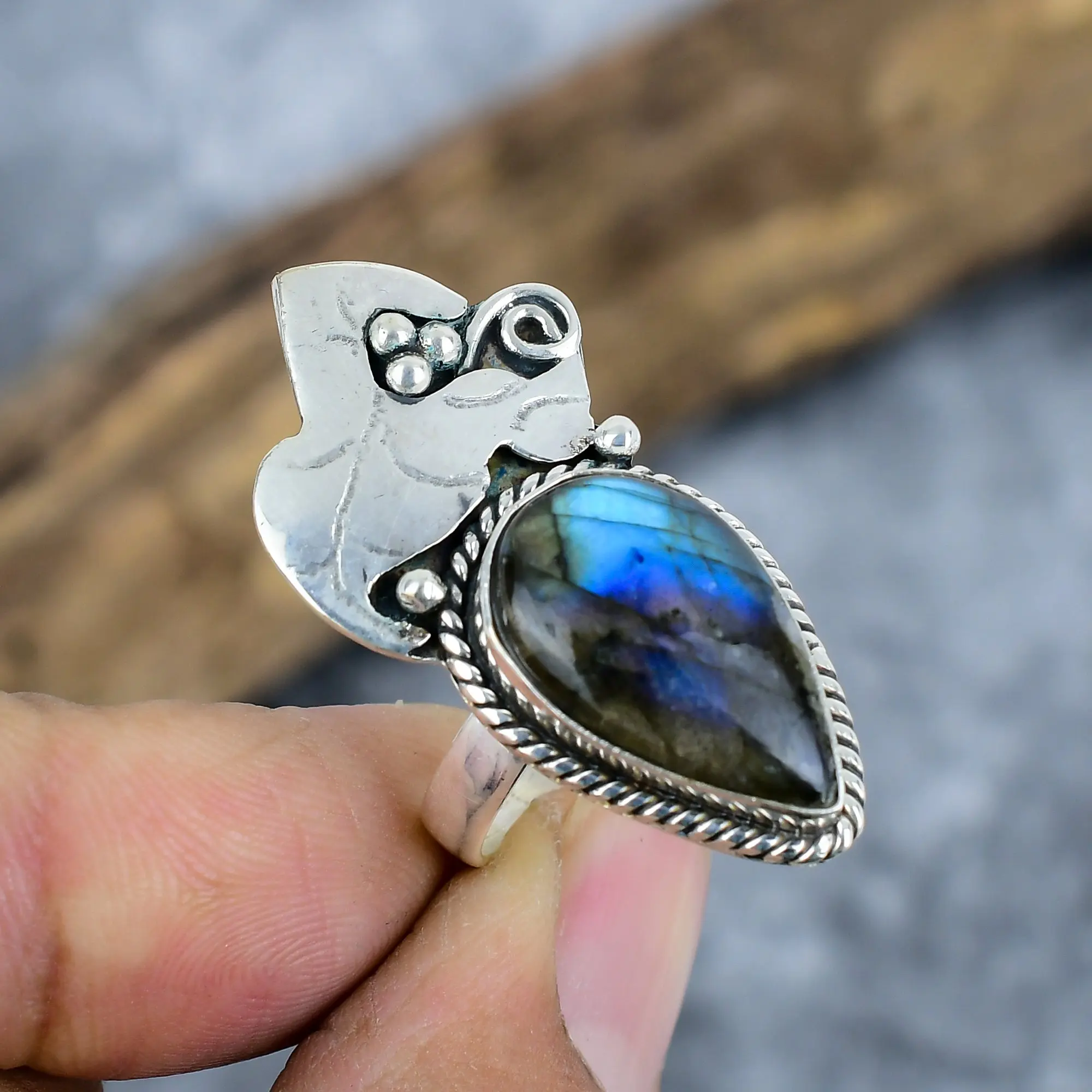 Labradorite Ring