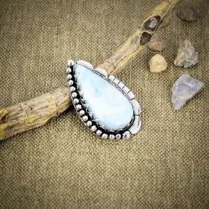 Natural Russian Charoite Statement Ring in 925 Sterling Silver