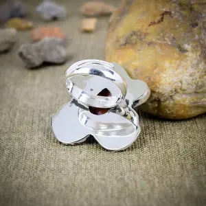 Spiny Oyster Turquoise Statement Ring in 925 Sterling Silver