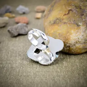 Nakshmart 925 Sterling Silver Spiny Oyster Turquoise Statement Ring