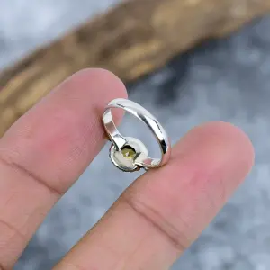 Nakshmart Natural Citrine Statement Ring in 925 Sterling Silver