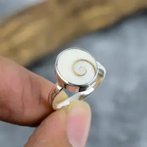 Nakshmart Shiva Eye 925 Sterling Silver Statement Ring