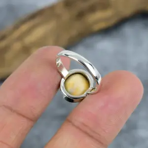 Nakshmart Shiva Eye 925 Sterling Silver Statement Ring